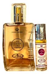 Al Rehab Be Cute 2-Piece Set for Woman, (50ml perfume Spray+ perfume Oil 6 ml)