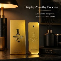 Men’s Luxury Gold Bar Fragrance 100ml – Fresh Spicy Scent