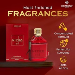 NITRO Red Intensely Pour Homme Extrait 3.4oz +Lattafa Pride EDP 3.4oz Unisex NEW