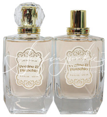 Tru Fragrance Pistachio & Praline Eau De Parfum Perfume 3.4 oz 2p Glass Bottle
