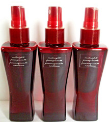 Bath Body Works MIDNIGHT POMEGRANATE Fragrance Mist, Travel Size, 3 oz, NEW x 3
