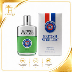 Dana British Sterling After Shave Splash 3.8 oz 112 mL Men’s Fragrance