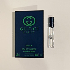 Gucci Guilty Black Pour Homme Eau De Toilette Spray Vials 1.5ml/.05oz ~ You Pick