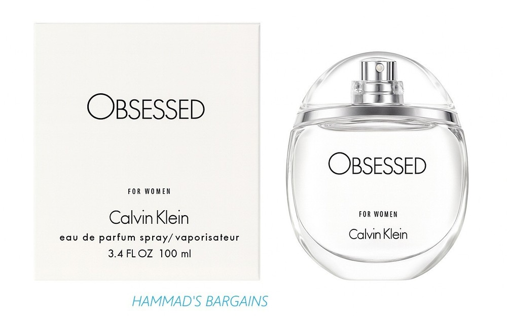OBSESSED BY CALVIN KLEIN EDP 3.4 OZ / 100 ML FOR WOMEN WITH CAP NEW IN WHITE BOX