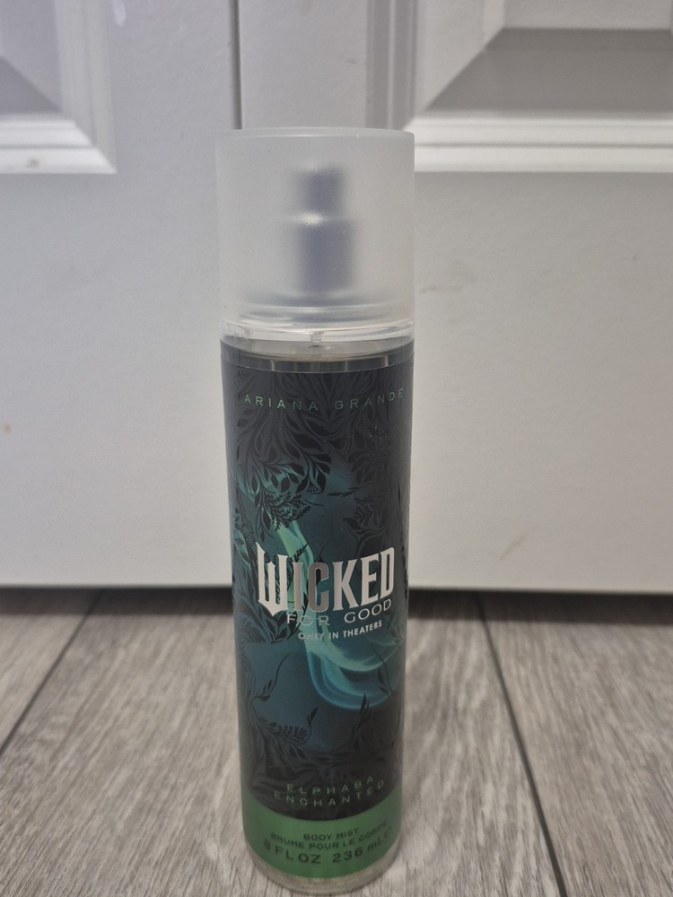 Wicked For Good Elphaba Enchanted by Ariana Grande Body Mist, 8 Fl Oz NEW