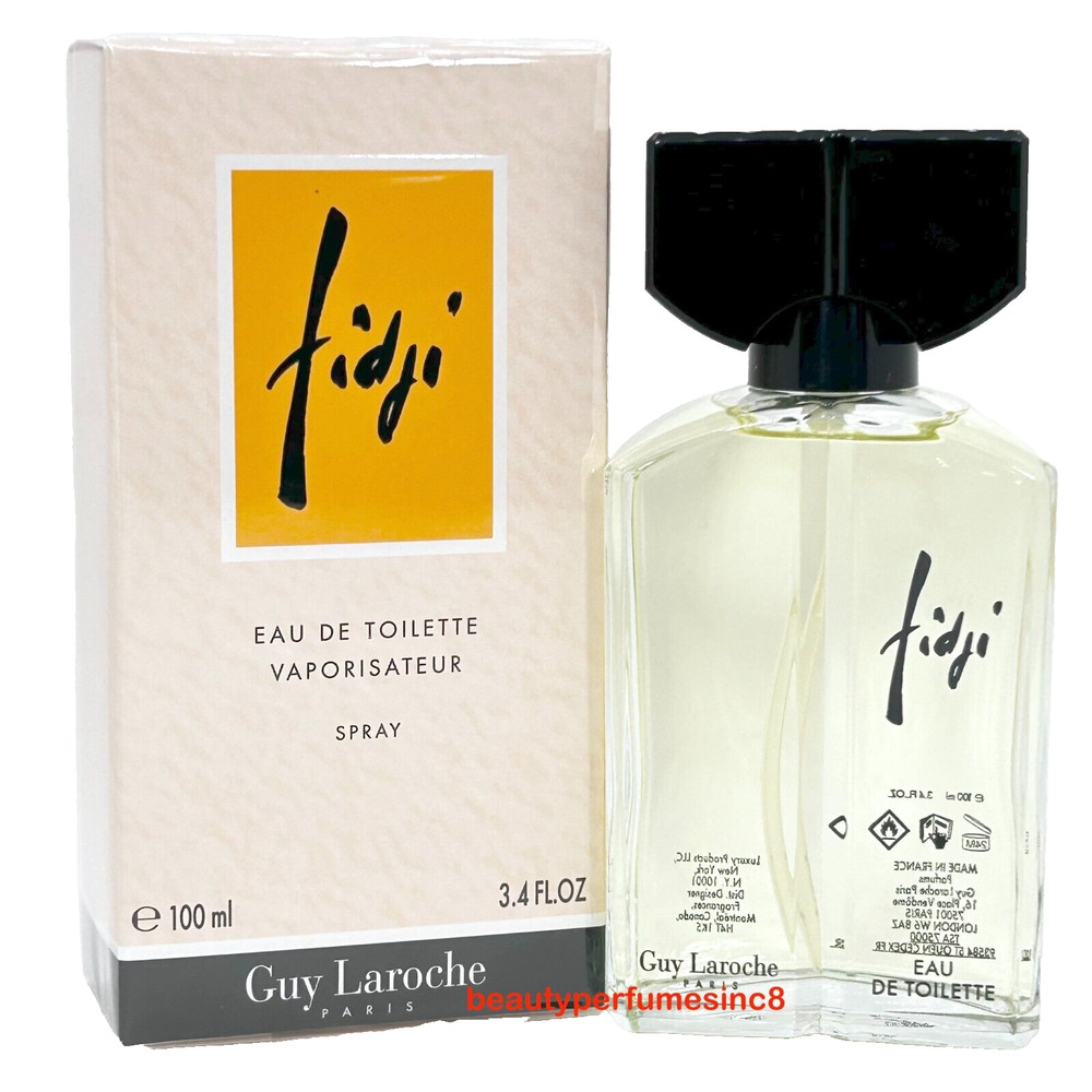 Fidji by Guy Laroche 3.4oz /100 ml Eau De Toilette Spray For Women New In Sealed
