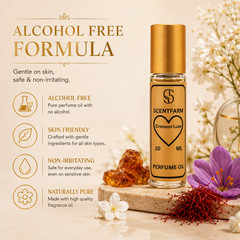 SCENTFARM Crimson Luxe Perfume Oil Long-Lasting Concentrated Roll-On Fragrance,