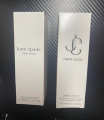 Kate Spade & JC I Want Choo Perfumed Body Lotion 3.3 fl oz (Includes Both)