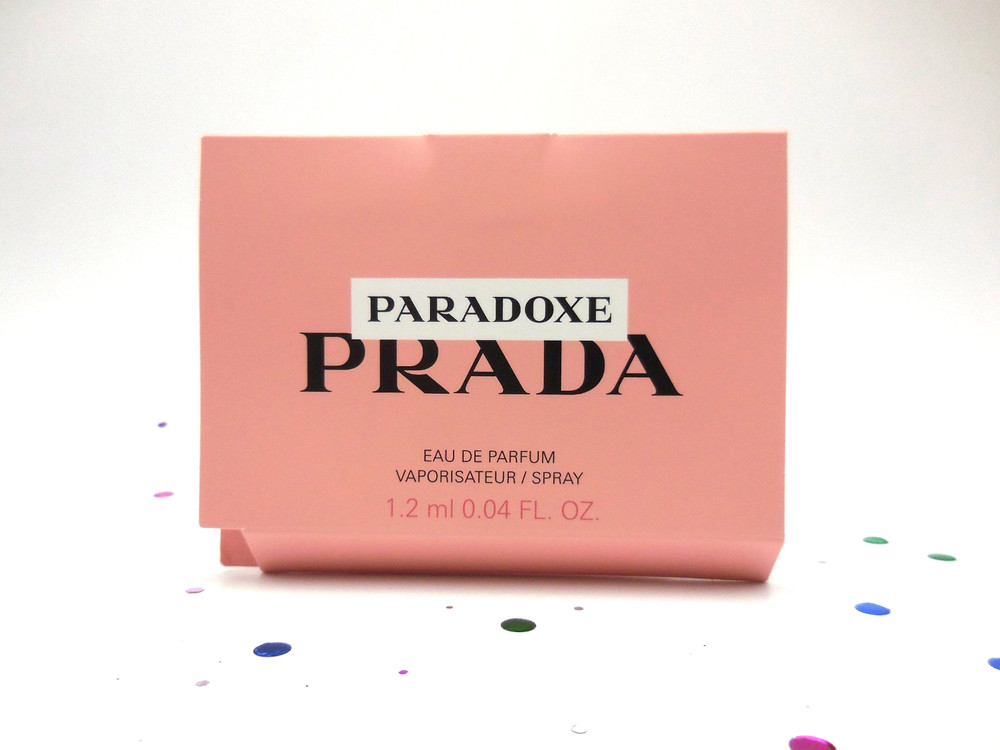 Prada Paradoxe Eau de Parfum Spray 1.2ml / 0.04 Fl Oz SAMPLE VIAL ON PROMO CARD
