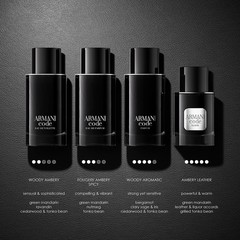 Armani Beauty- Code – Eau de Toilette – Cologne for Men – Ambery Woody Fragrance