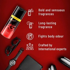 Kama Sutra Spark Deodorant Spray for Men 145g/220ml • Spicy Long-Lasting Fragran