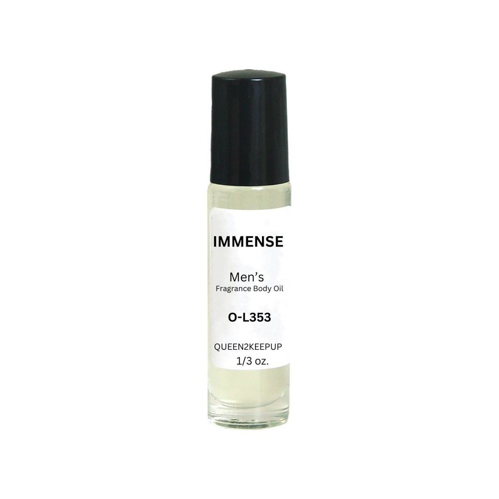 Immense (Men) Body Oil 10 ml Fragrance All Natural 1/3 oz Roll-On Scent