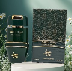 Saudi King By 786 3.4oz EDP Spray Pour Homme New In Box Free Shipping.