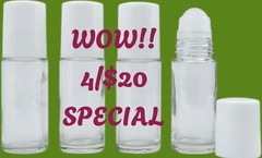 4/$20 SPECIAL!! (4) ROLL ON PERFUME OILS•450+ SCENTS•MUST ADD 4 to CART