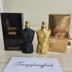 Jean Paul Gaultier Le Male Le Parfum & Elixir Absolu Mini Set 2 x 7ml Each NIB