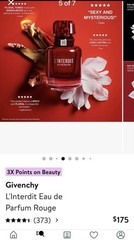 Givenchy L’Interdit Eau de Parfum Rouge EDP Spray 2.7 fl oz Long Lasting