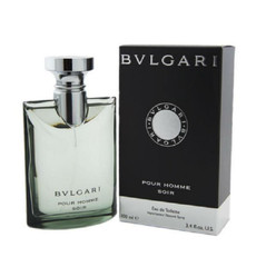 Pour Homme Soir Bvlgari Eau de Toilette Spray 3.4 oz / 100 ml For Men New Sealed