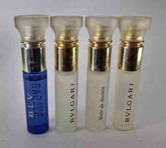 4x VOILE de JASMIN Notte by Bvlgari 10 ml/ 0.34 oz Eau de Toilette Spray vintage