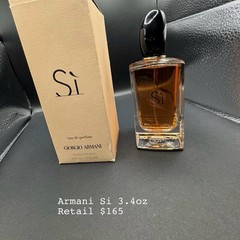 Giorgio Armani Si EDP New In Box Opened for picture Full size 3.4oz Retail $165
