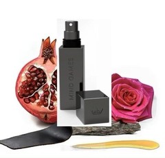 Mind Games Unisex J’Adoube Pomegranate Suede Extrait de Parfum Spray &Case .25oz