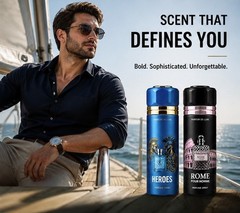 Men’s Perfume Body Spray 2 Pack – Long Lasting Fragrance Set – Fresh Masculine