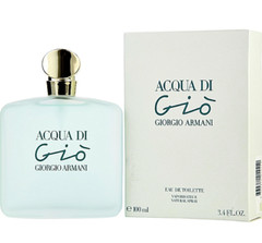 Acqua Di Gio by Giorgio Armani 3.4oz EDT for Women NEW SEALED Box