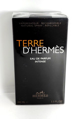 TERRE D’HERMES INTENSE BY HERMES-EDP-SPRAY-3.3 OZ-100 ML-AUTHENTIC-FRANCE