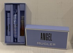 Mugler ANGEL 3 X 0.04 EDT & EDP Spray Sample Vial New In Box 3 PCs. Travel Size