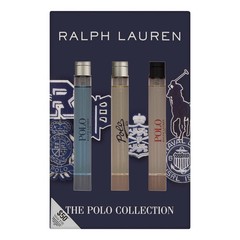 The Polo Collection by Ralph Lauren for Men 3 Piece Travel Set 3 x 10ml/0.34oz