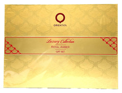 Orientica Royal Amber 4pc Gift Set Unisex (2.7 oz + 0.25 oz + 2 x 0.33 oz EDP)