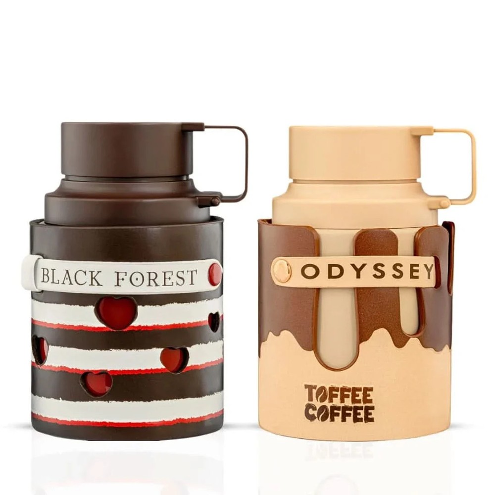 Odyssey Toffee Coffee & Black Forest EDP Sprays 100ml by Armaf (Bundle)