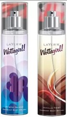 Layer’r Wottagirl Vanilla Twist Mystic Island Women Body Splash 135ML Set Of 2