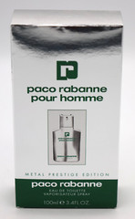 Paco Rabanne Pour Homme EDT Metal Prestige Edition EDT 100ml / 3.4 oz Authentic!