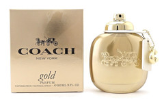 Coach New York GOLD 3.0 oz./ 90 ml. Parfum Spray for Women. New Sealed Box