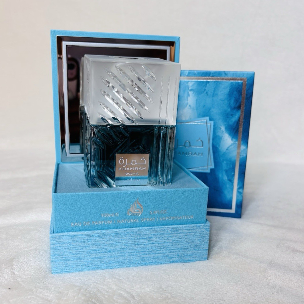 Lattafa Khamrah Waha Eau de Parfum Spray 3.4 fl oz Regular Size