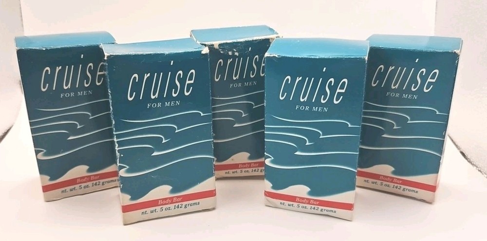 Cruise For Men Body Bar Soap 5oz 142ml LOT OF 5 NEW