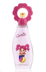 Coreta Girls Fragrance Spray Pink Bottle Cartoon Girl Design