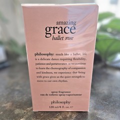 Philosophy Amazing Grace Ballet Rose 4 oz EDT Spray for Women NIB! SEALED!