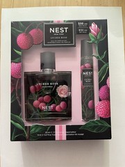 NEST New York Lychee Rose Fine Fragrance Set – Includes 50 mL (Full Size) & 8 mL