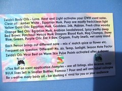 Zelda’s Pure Perfume Body Oil Egyptian Musk More Choices 1/3oz Roll On Bottles