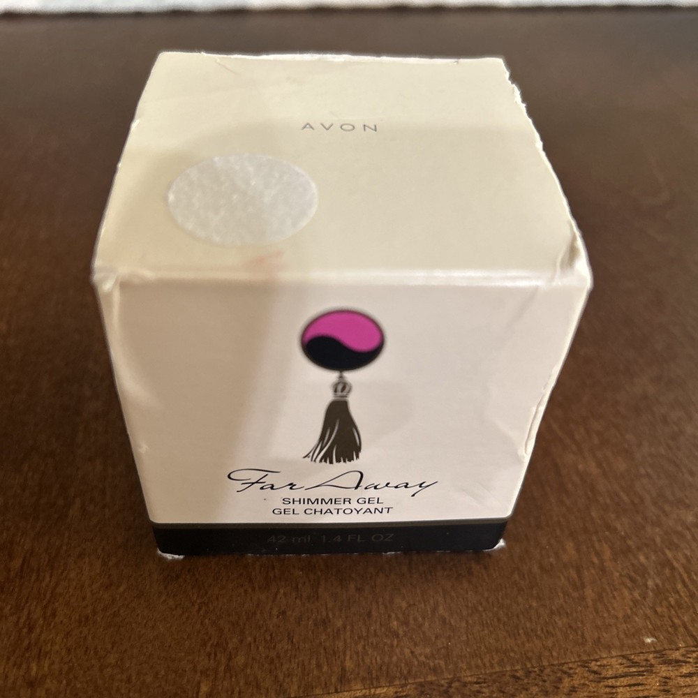 AVON FAR AWAY SHIMMER GEL 1.4 fl oz NEW DISCOUNTINUED