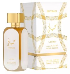 Hayaati Gold Elixir by Lattafa perfume for unisex EDP 3.3 / 3.4 oz New in Box