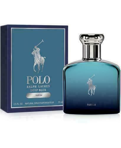 Ralph Lauren Polo Deep Blue 2.5 oz / 75 ml PARFUM For Men NEW Original