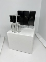 3 X MERCEDES BENZ Black For Men Cologne. 0.05 Mini Sample