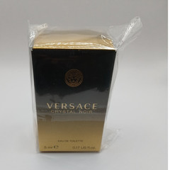 Versace Crystal Noir Eau de Toilette Spray 0.17 fl oz Travel Size