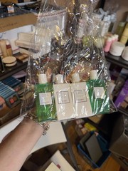 Hermes Un Jardin Sur Le Nil 4 Piece Travel Bath Body Set 80ml 2.7oz Shampoo Loti