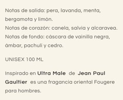 Perfume Royal Pride,For Men,Original,Insp Ultra Male Jean Paul Gaultier.