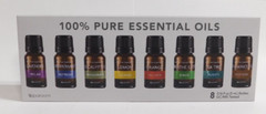 SpaRoom Aromatherapy 100% Pure Essential Oil Starter Kit (Set of 8)