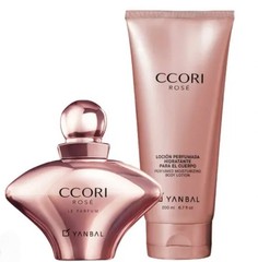Yanbal Ccorì Rosé Perfume + Perfumed Moisturizing Body Lotion 6.7 fl oz Set