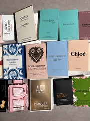 Fragrance Travel Lot. Mini Sample Travel Sizes. NIB. New Scents Prestige Brands